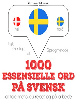 cover image of 1000 essentielle ord på svensk